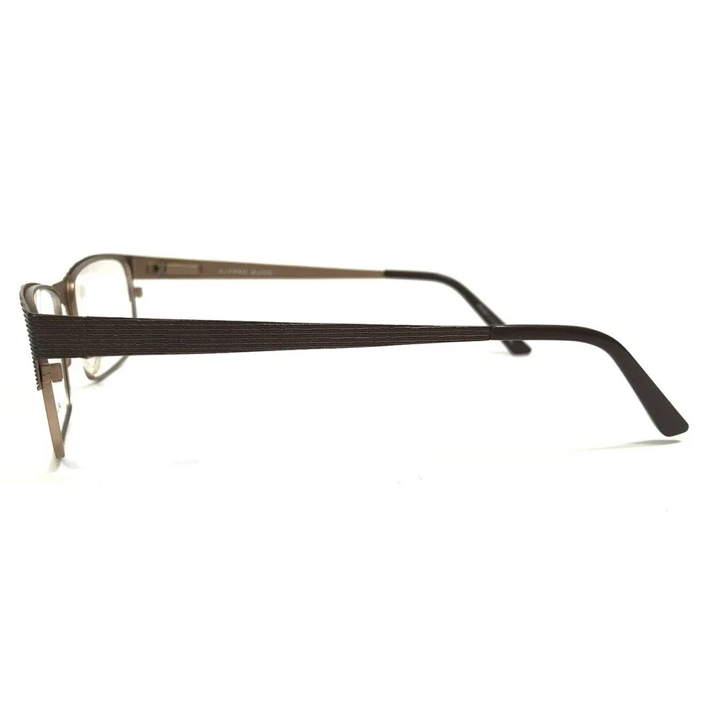 Alfred Sung Eyeglasses Frames AS5056 BRN CEN Rectangular Full Rim 56-18-145